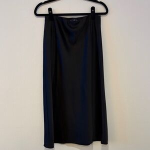 Mango Classic Black Midi Skirt